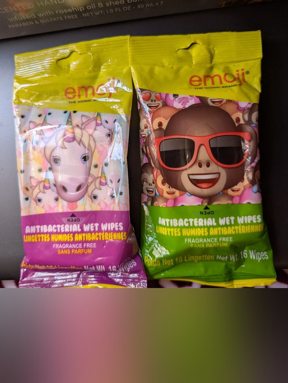 emoji Antibacterial Wet Wipes (Fragrance Free)